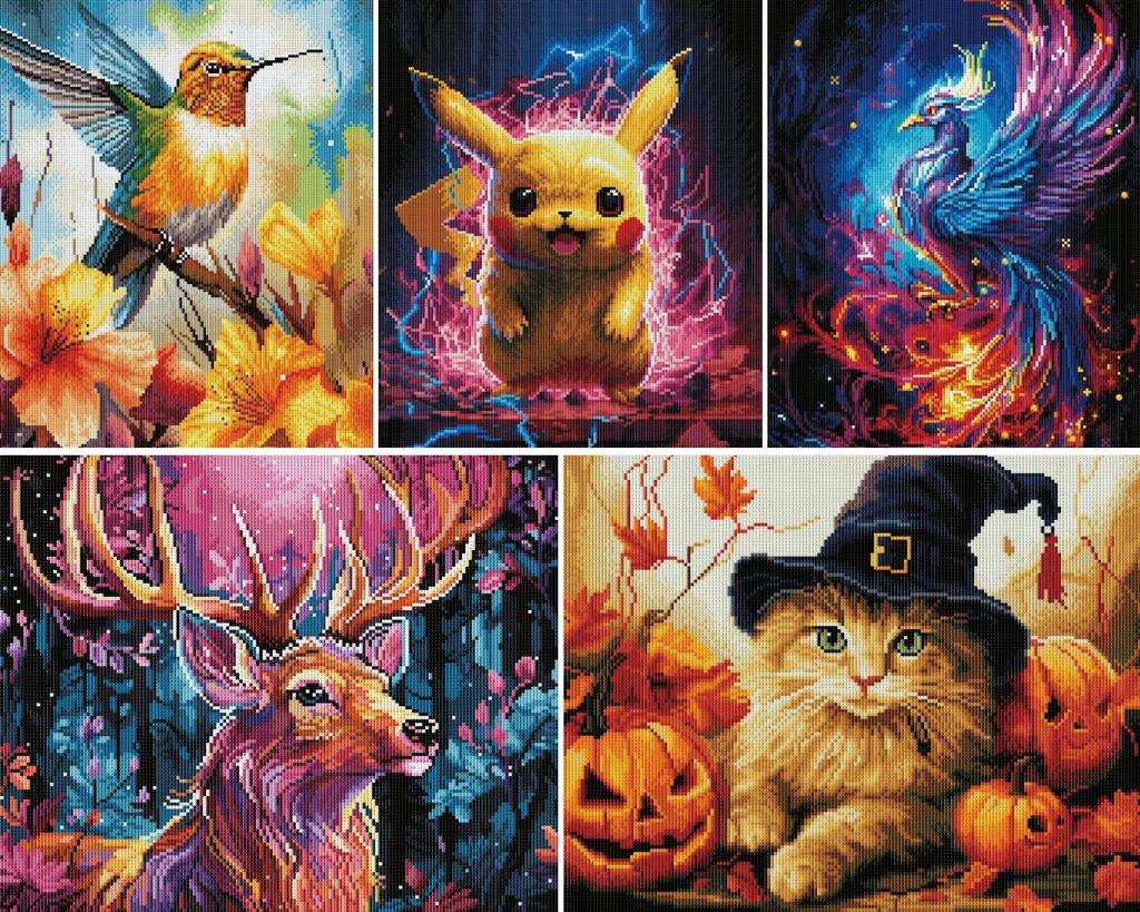 Diamond Embroidery Set Diamond Painting Mosaic Picture 40X50 Animals