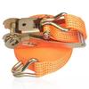 Heavy Duty Ratchet Tie-Down Strap with Double Hooks