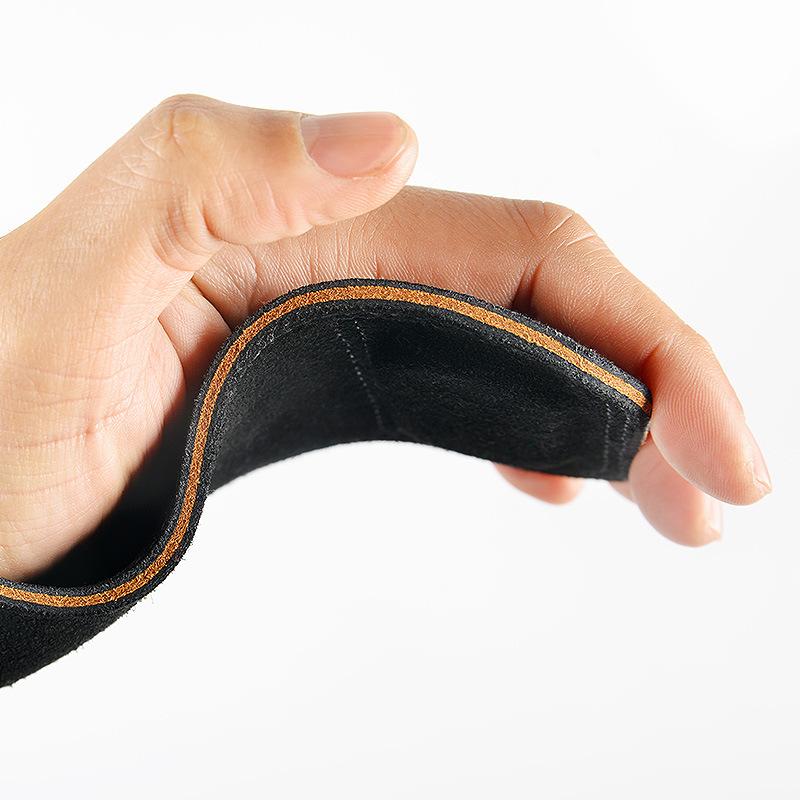 Cowhide Booster Bands Hard Pull-up Gloves Pull-up Bar Non-slip Wrist Assist Bands Fitness Wrist Guards Weightlifting Wrist Bands