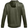 Under Armour Solid Color Hooded Long Sleeve Sweatshirt Men Tops Dark-Green 1373353-390