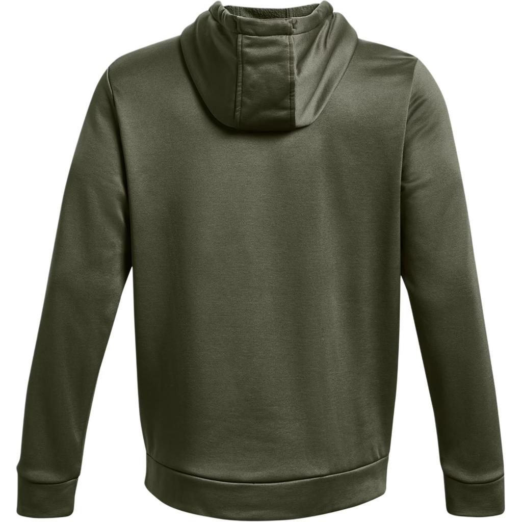 Under Armour Solid Color Hooded Long Sleeve Sweatshirt Men Tops Dark-Green 1373353-390