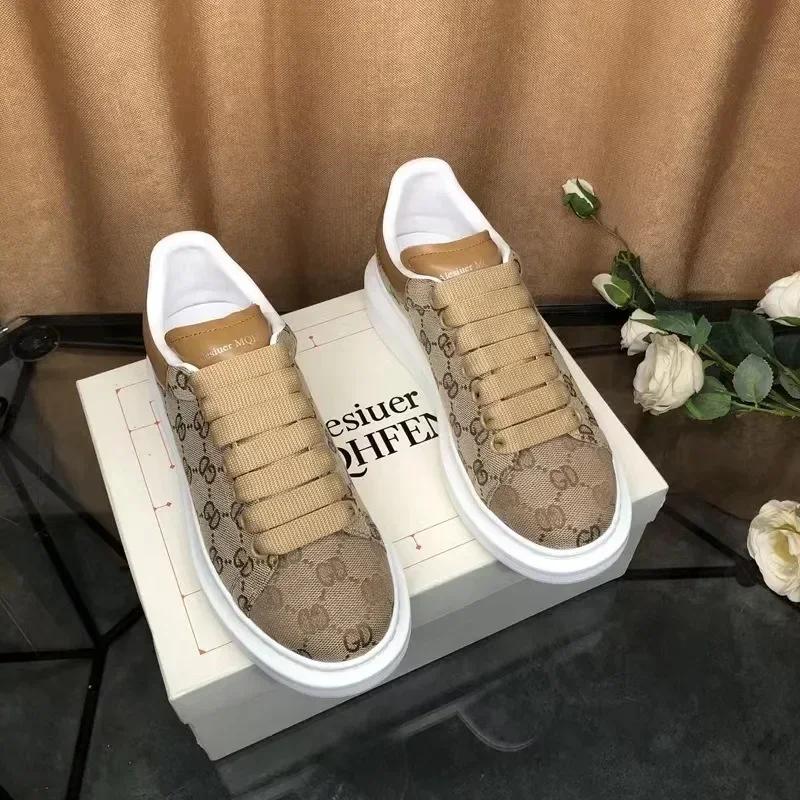Fashion 2025 Men's Women Casual Shoes Couple All-match Chunky Lace-up Sneakers Fashion Elevated Muffin Shoes Man Board Shoe Mujer Hombre