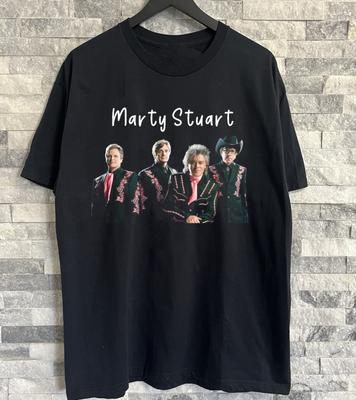 Marty Stuart Saturday Night Sunday Morning Black All Size Shirt