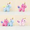 Adorable Unicorn Plush Keychain Cute Stuffed Animal Wedding Gift Bag Charm