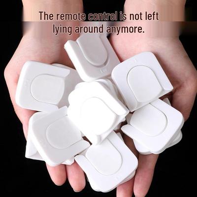 Magnetic Wall-Mount Remote Holder with Strong Suction and No-Drill Adhesive for TV, AC, and Power Strips