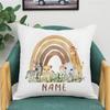 Home Decor Rainbow & Animal Personalized Cushion Covers Pattern Cushion Cover Suitable For Sofa Bedroom Car Pillow Cover