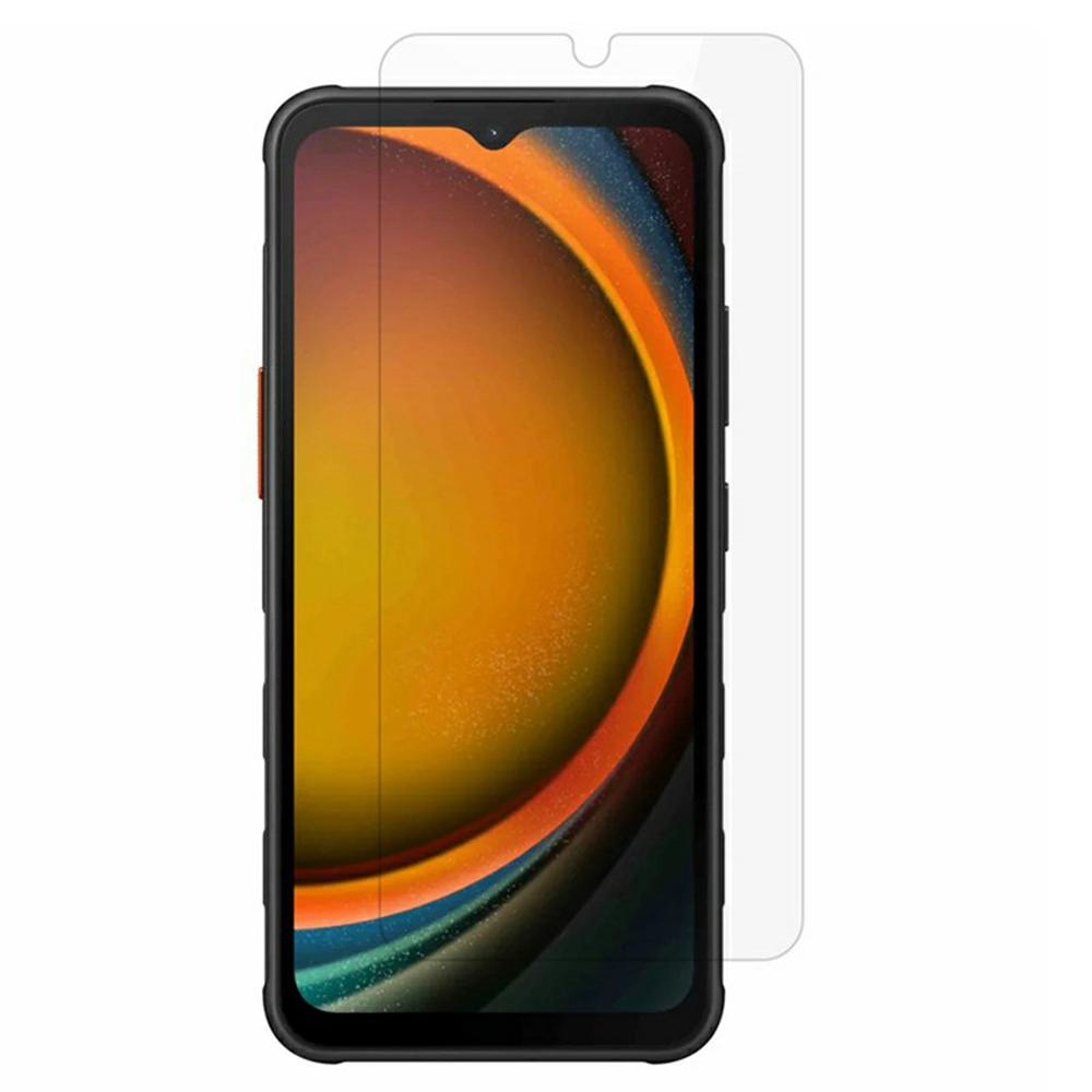 AMORUS For Samsung Galaxy XCover7 Pro Front Screen Protector 2.5D Arc Edge 9H High Aluminum-Silicon Glass Film