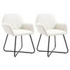 Day and Night - Day and Night Dining Chairs 2 Units Cream Fabric