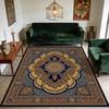 Retro Geometric Style Living Room Carpet Decoration Home Easy Clean Machine Washable Large Rugs Bedroom Cloakroom Lint-free Mat