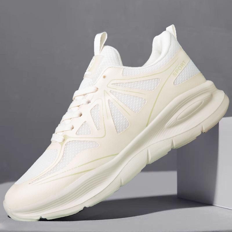 Spring New Men's Shoes Mesh Breathable Lightweight Running Sports Shoes Fashion Trend Versatile Men's Casual Shoes