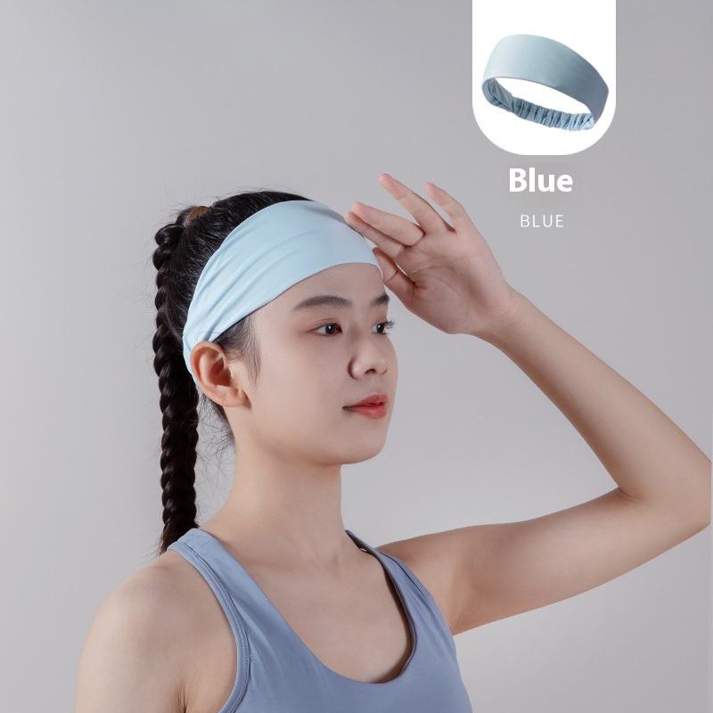 Sports Headband Running Headwear Elasticity Sweat Absorption Headdress Quick-Drying Gym Breathable Sweatbands For Men Women
