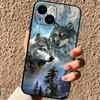 Wolf Pattern TPU Phone Case Suitable for iPhone 17 16 15 14 13 12 11 Pro/Max/Plus Anti Drop and Shockproof Back Cover