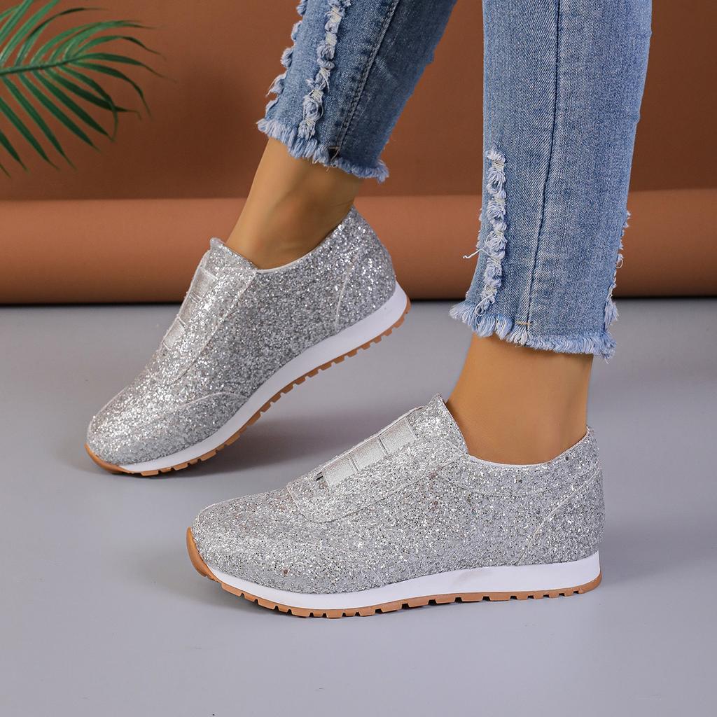 fashion new Women Casual Shoes Women Fashion Spring Autumn Sequin Sneakers Women Shallow Platform Vulcanize Shoes Women's Sports Shoes