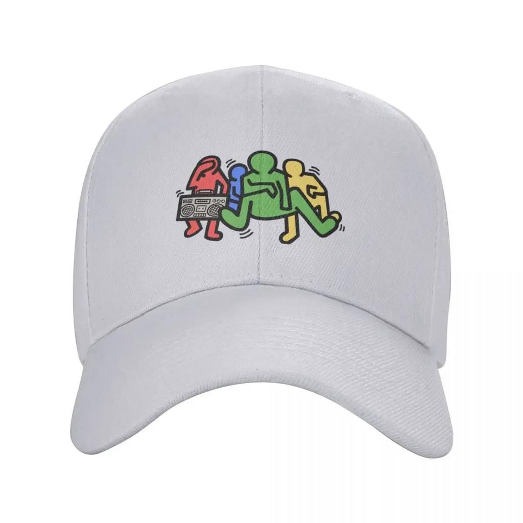 K.I.D.S. Haring Baseball Cap Birthday Big Size Hat Fishing Hat Woman Men's