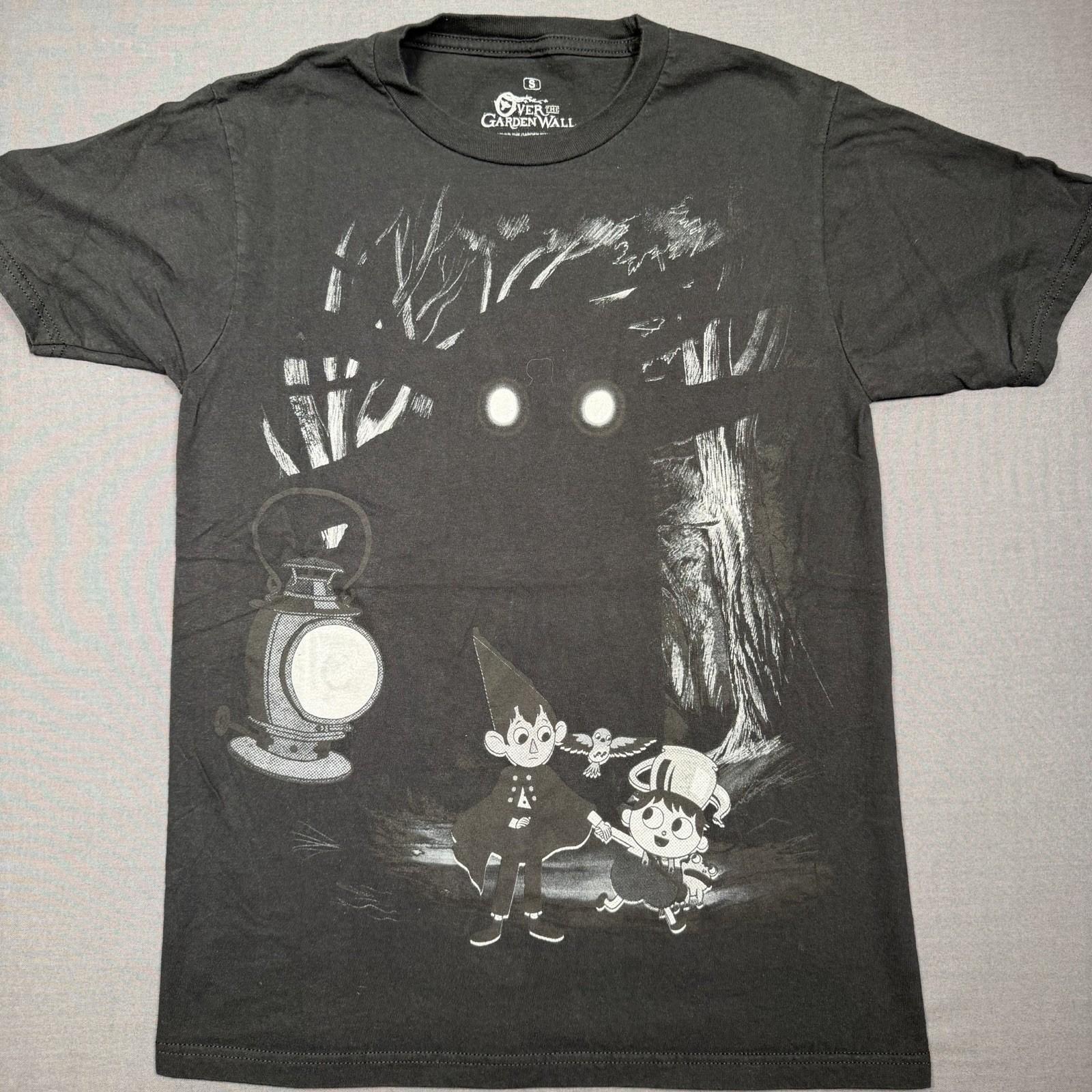 Over The Garden Wall Shirt Mens Small Black Forest Cartoon Graphic Tee T-Shirt Unisex T-Shirt L