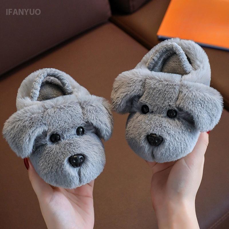 Pantofole in Cotone per Bambini Ragazzi dai 1 ai 5 Anni Carine Pantofole Cartoni Animati per Bambine Neonati e Bambini Piccoli Autunno e Inverno