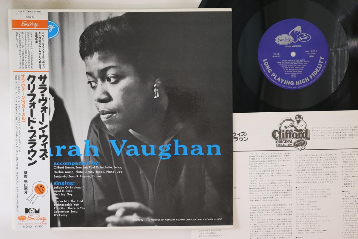 

LP Record SARAH VAUGHAN - Sarah Vaughan 195J5 EMARCY 1955 Japan Obi Jazz Used