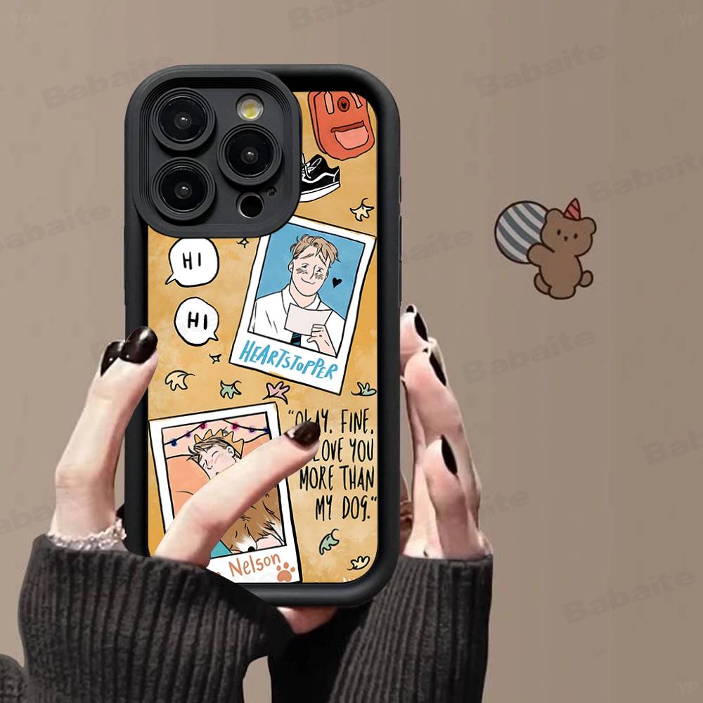

Love H-HeartstopperS Cute Phone Case IPhone 16 Plus 15 11 14 12 13 17 Pro Max Shockproof Soft Cover iPhone 12 pro