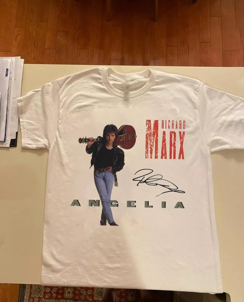 Richard Marx Angelia Single Album Short Sleeve Unisex Tee Shirt All Size Unisex T-Shirt S