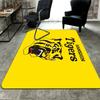 Vibrant Yellow Tiger Rug Floor Mat for Living Room or Bedroom Soft and Comfortable Carpet a Gift for Birthday and Holiday.ZFF0913406
