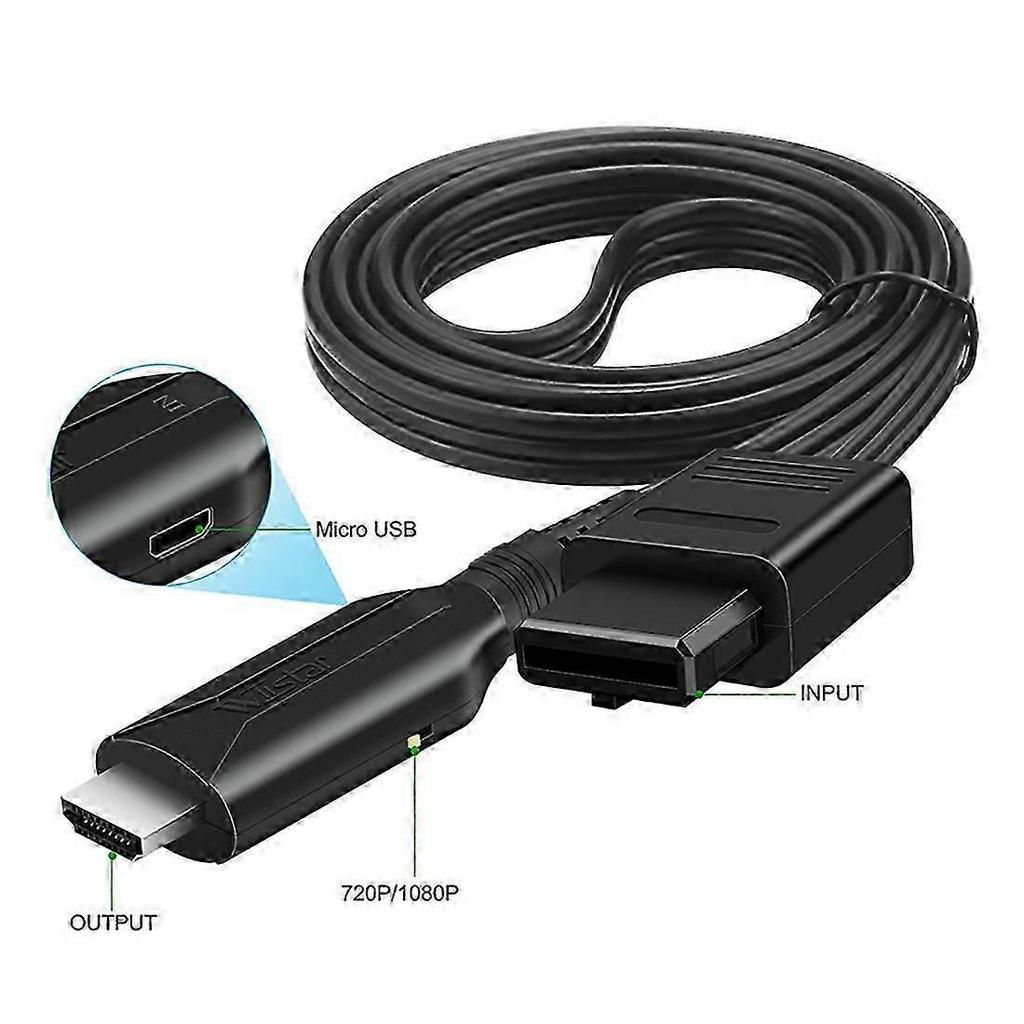 Hd N64 To -compatible Converter Hd Link Cable For N64//snes Plug And Play 1080p -compatible Conver