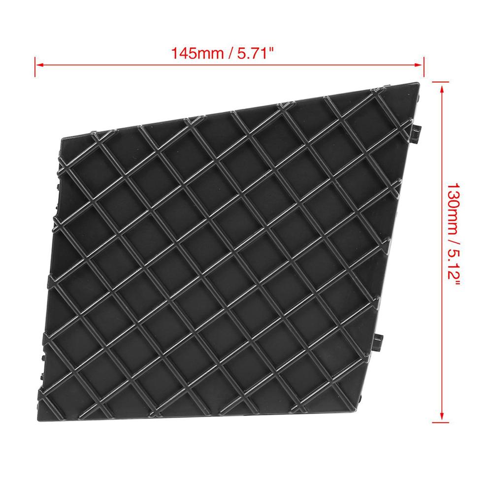 2pcs Bumper Grill Cover Black Front Bumper Grill Trim Plastic 51117897186 Bumper Grill Cover For E60 E61 WITH M