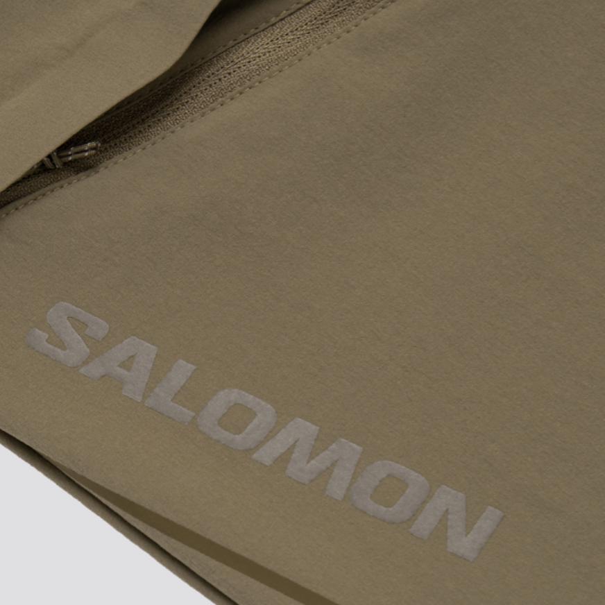Salomon Wayfarer Pants Breathable Windproof Straight Leg Casual Pants Men bottoms Mushroom-Brown C11635