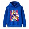 Kids Boys Girls Hoodie Cartoon Music Idol Group Print Long Sleeve Pullover Hooded Sweatshirt Casual Streetwear For Children Hip Hop Style Top