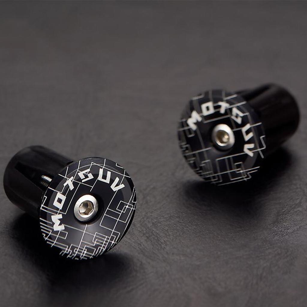 1 Pair Bicycles Bar End Caps for Most Bicycle Mountain Bike Road Bike Accessory Aluminum Alloy Bike Handlebar End Plugs
