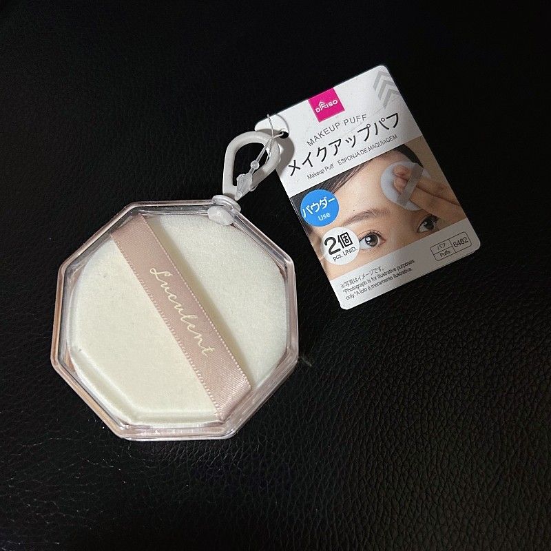 

Cosmetic Egg Daiso Face Face Powder Puff Sponge Gourd Makeup Tools Smear-Proof Makeup Soft and Delicate Makeup Ball White(1 box of 2 pieces)