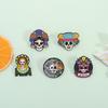 Tag der Toten Skelett Catrina Emaille-Pins De Los Muertos Das Mexikanische Festival Anstecknadeln Anstecknadel Schmuck Geschenke für Freunde