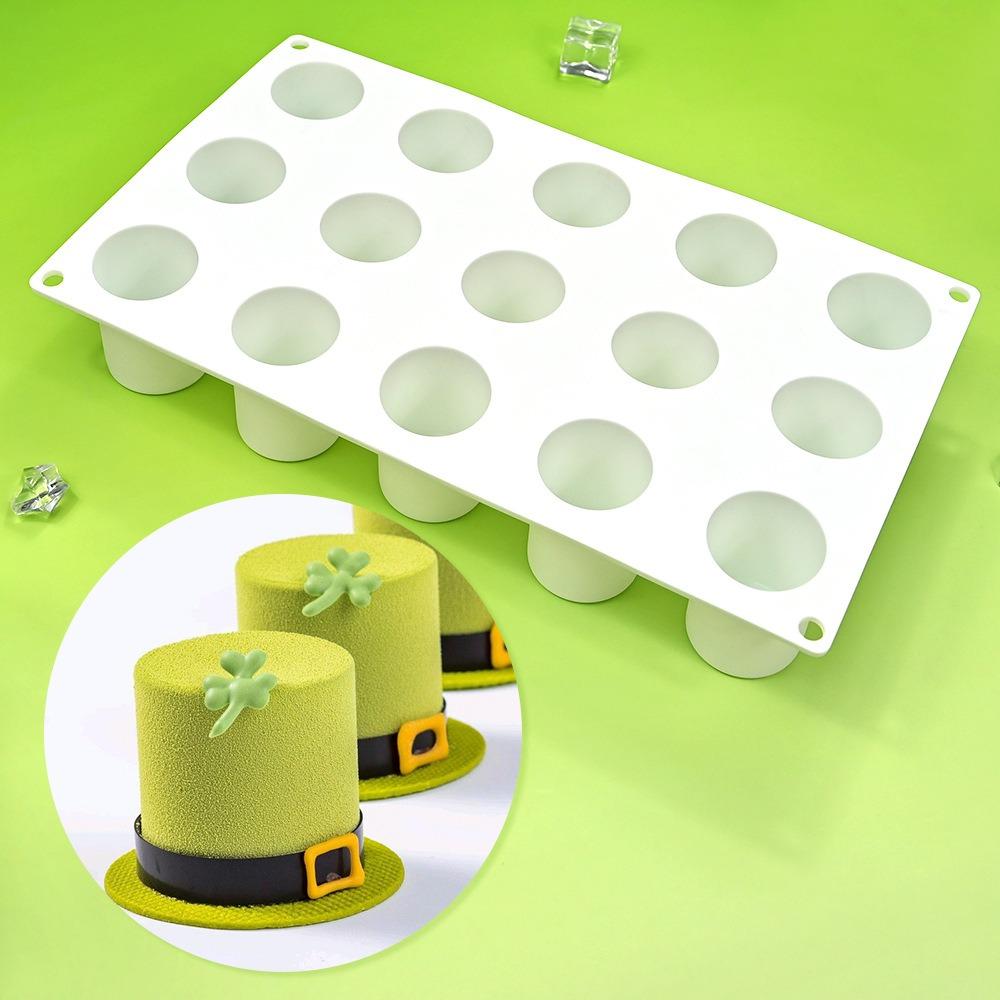 Food Grade Silicone Cylindrical Cake Molds Heat Resistant Mousse Cake Moulds  Party Dessert