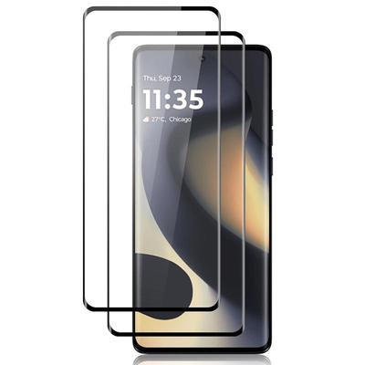 Screen Protector [2 Pieces] for Motorola Edge (2024)/(2023) Tempered Glass Curved Surface Edge Glue HD Protective Film