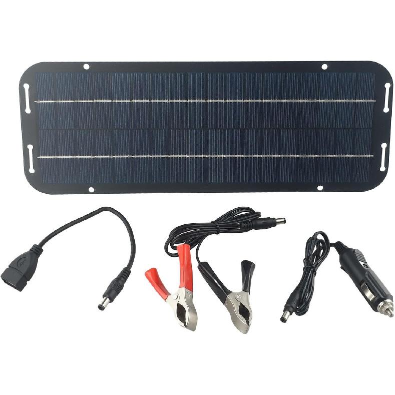 Solar Charging Panel, 60W 12V Portable Solar Panel Solar Panel Battery Charger For Caravan Car Van Boat