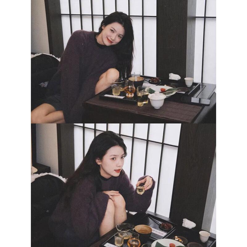 JK&JS Women's Round Neck Pullover Sweater