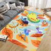 A Bug's Life Home Sofa Decoration for Living Room & Bedroom, Non‑Slip Play Flannel Floor Mat for Game Room