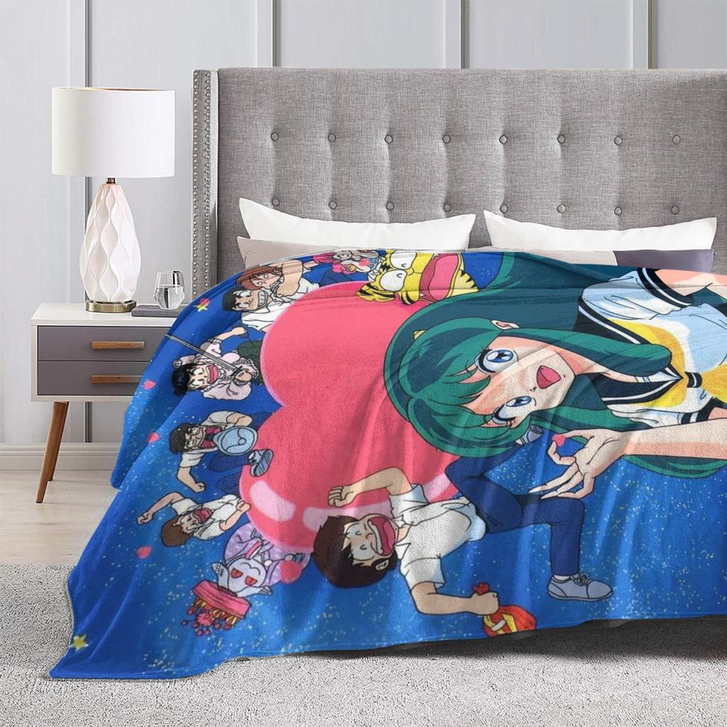 Urusei Yatsura Stuff Blanket Soft Velvet Throw Blankets Comfortable Quilt
