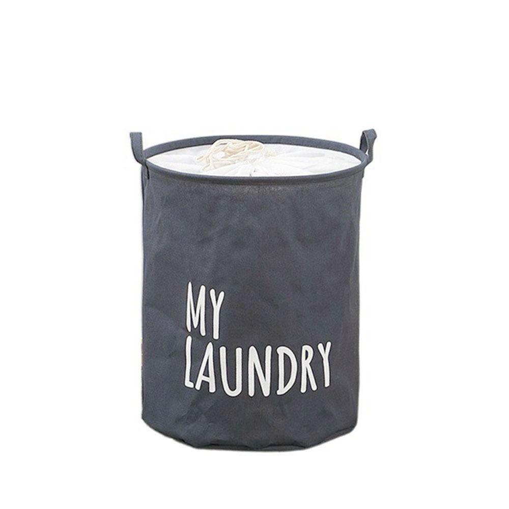 Foldable Drawstring Laundry Basket Waterproof Quilt Storage Bags Clothes Storage Basket  for Home