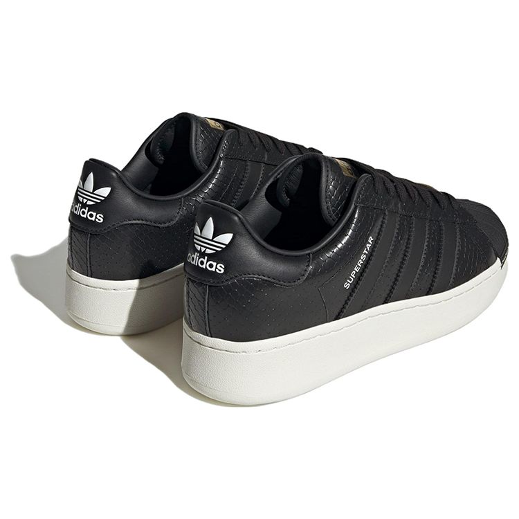 Adidas Superstar XLG Black Snakeskin Unisex Sneakers Core-Black Gold-Metallic IE5195
