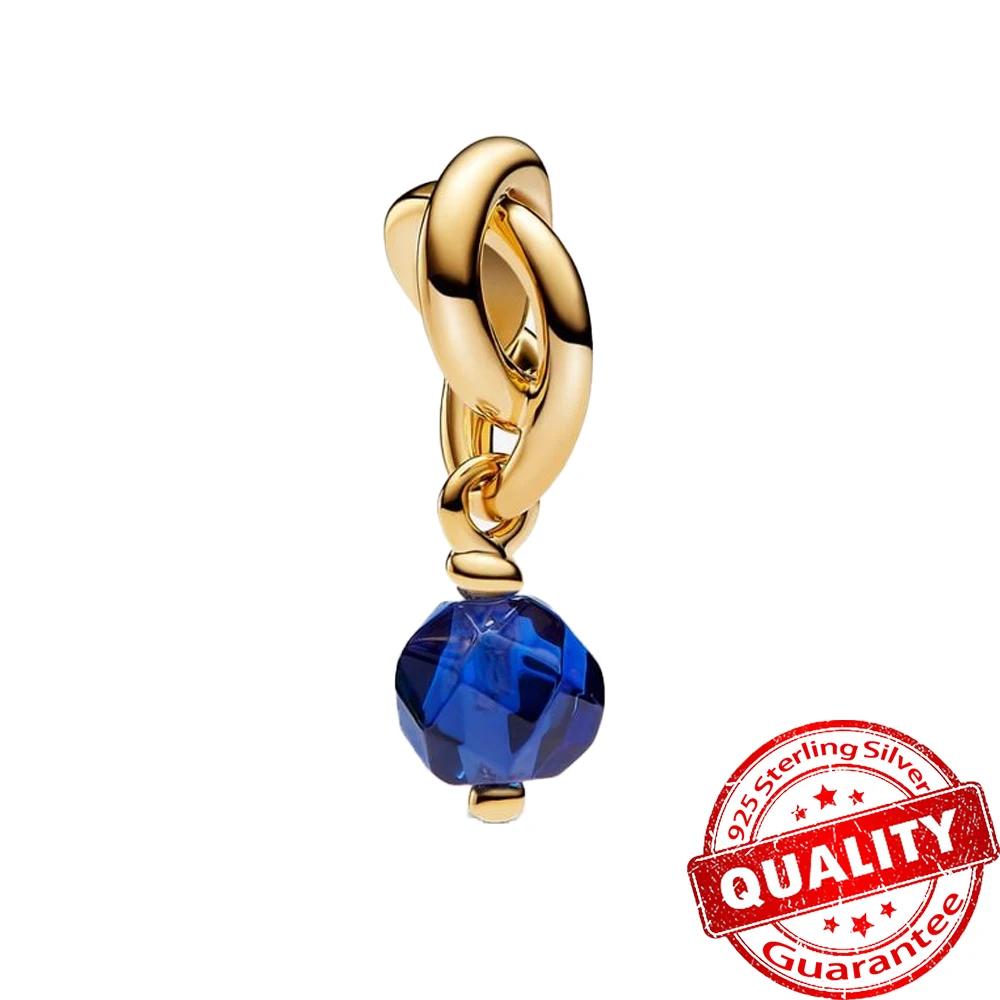 Copper Colorful Birthstone Eternity Round Dangle Lovecharm Fit Original Bracelet Girls Birthday Present Fine Quality Jewelry Gift