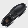 Men's Kitchen King Waterproof Non-Slip Chef Work Shoes, Oil-Resistant Leather for Spring/Autumn Casual Wear.