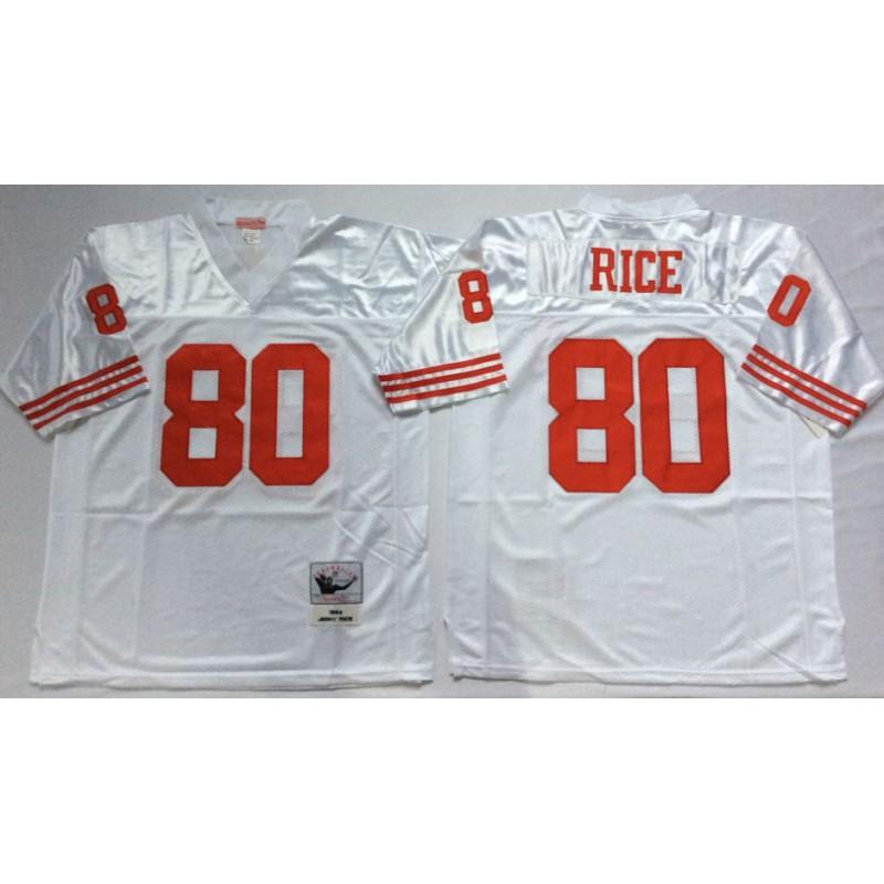 San Francisco 49ers Retro Embroidered NFL Football Jersey Men Women Cotton Blend Sportswear Training Casual Wear
