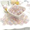 10mm Crackle Glass Round Beads, Loose Spacer Beads DIY Accessories for Bracelet Making 50pcs