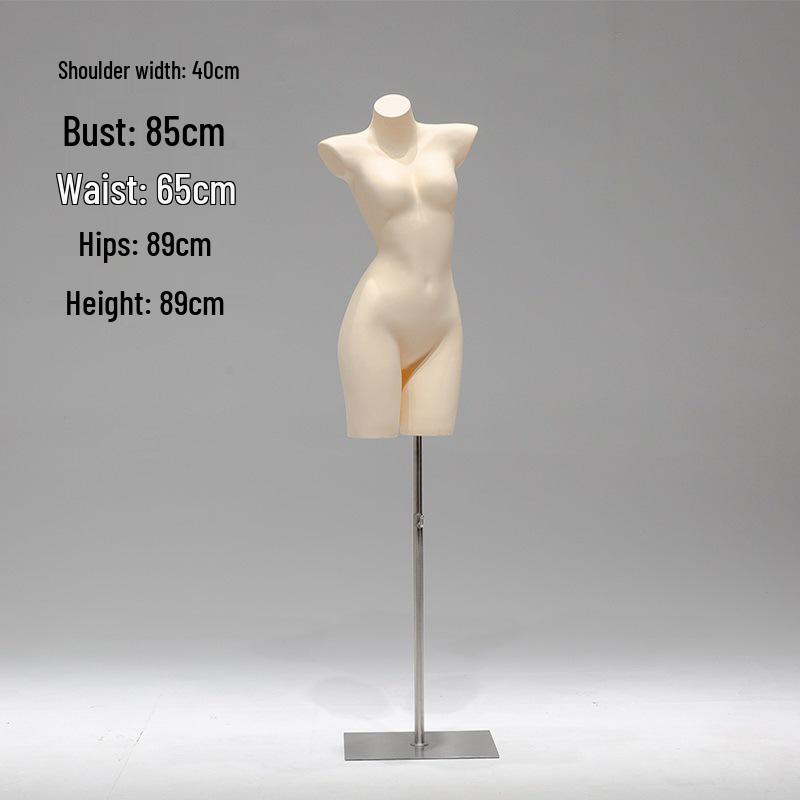 Unisex Torso Mannequin: Female & Male Underwear Display Stand