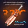 Bronze 3D Printing Nozzle Set Upgraded AD5X Type For Fast Removal And Enhances Heat Resistance In Professional Use