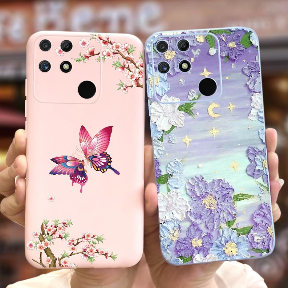 For Realme Narzo 50A Case RMX3430 Lovely Cartoon Cover Soft Silicone Phone Case For Realme Narzo 50i Narzo50A Prime Fundas Coque