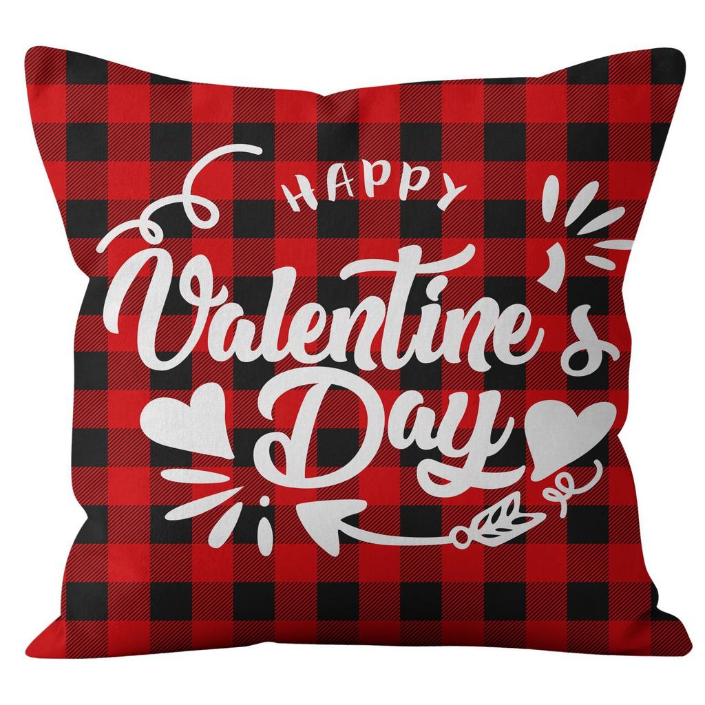New Valentine's Day Series Pillow Cover Festive Home Gift Pillow Cover
