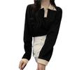 Women's Versatile Slim-Fit Lapel Long Sleeve Polo Shirt for Spring & Autumn