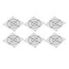50Pcs Reflector Target Sticker Self Adhesive Reflective Tape for Total Station Measurement 6x6cm   2.36x2.36in