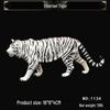 Realistic Wild Animal Toy Set: Large Tiger, Saber-toothed Tiger, Bengal Tiger for Kids' Play